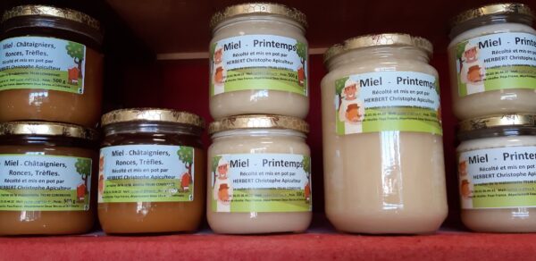 Miel de châtaignier/ronce/trèfle
