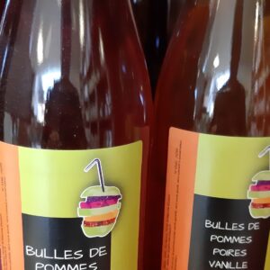 Bulles pommes-poires-vanille