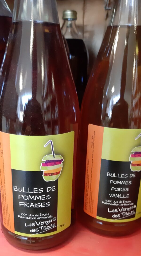 Bulles pommes-fraises
