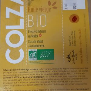 Huile de colza Bio