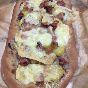 Pizza poulet/moutarde