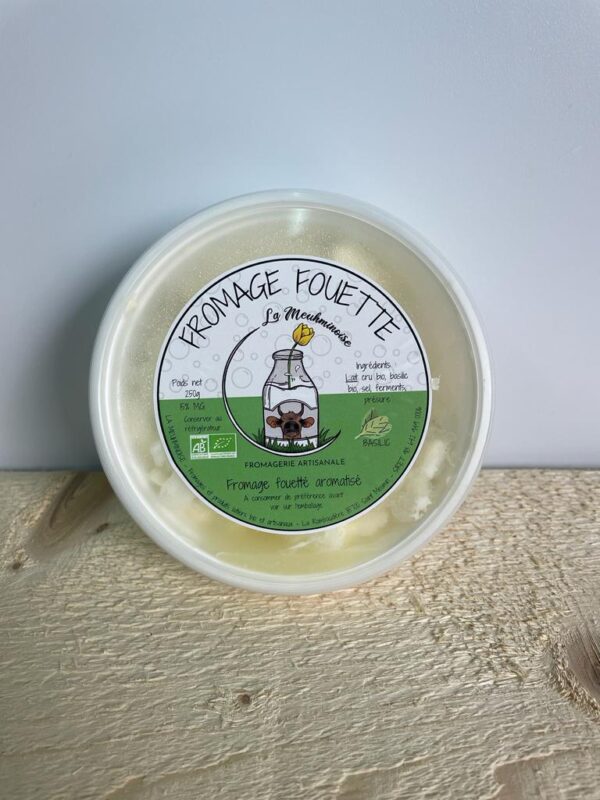 Fromage fouetté au basilic
