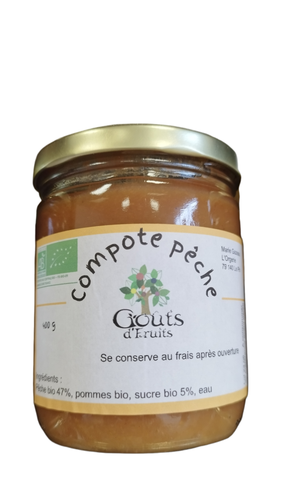 Compote de pêche