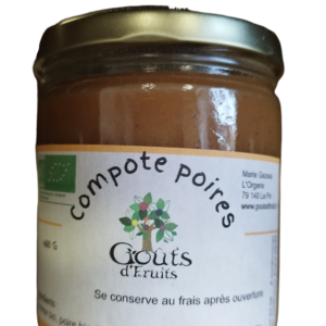 Compote poires